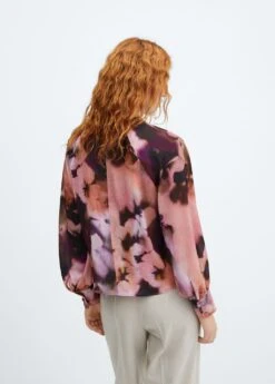 Blouse à Fleurs Manches Bouffantes -Tenues Basiques 57096028 85 R
