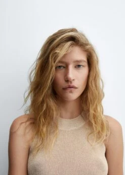 Top Emmanchures Américaines Maille Lurex -Tenues Basiques 57097716 OR D1