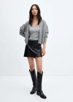 Minijupe Effet Croco -Tenues Basiques 57097719 99 99999999 01