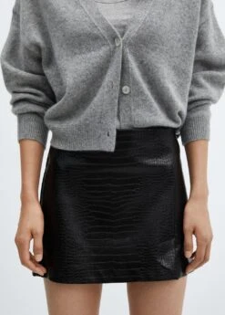 Minijupe Effet Croco -Tenues Basiques 57097719 99 D6