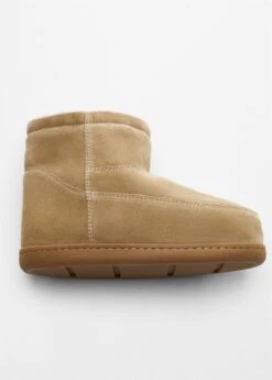 Bottines Cuir Imitation Mouton -Tenues Basiques 57098272 09 D5