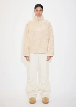 Sweat-shirt Laine Col Zippé 10 Sweat-shirt Laine Col Zippé -Tenues Basiques 57098273 05 99999999 01