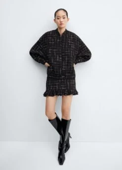 Jupe Tweed Volantée -Tenues Basiques 57099219 99 D2