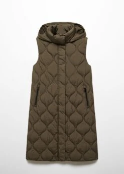 Gilet Matelassé Long 24 Gilet Matelassé Long -Tenues Basiques 57856710 37 B