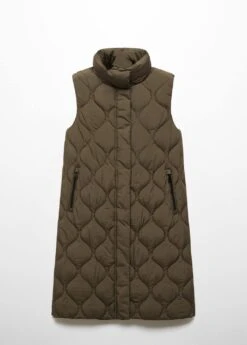 Gilet Matelassé Long 23 Gilet Matelassé Long -Tenues Basiques 57856710 37 D8