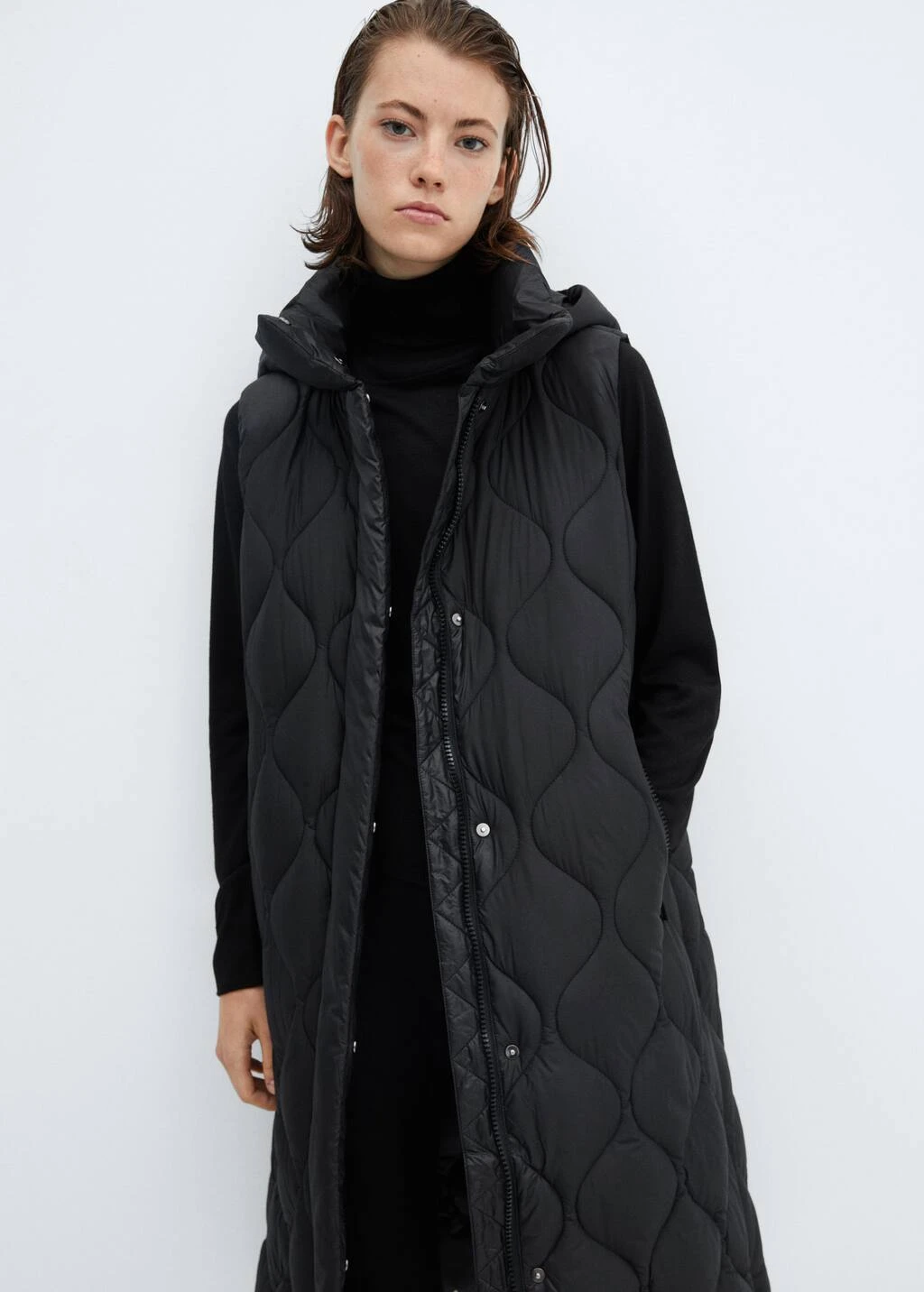 Gilet Matelassé Long 11 Gilet Matelassé Long – Image 9