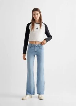 T-shirt Côtelé Avec Un Message -Tenues Basiques 67010278 95 99999999 01