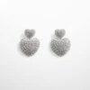 Boucles D'oreilles Cœur Cristaux -Tenues Basiques 67040362 PL B